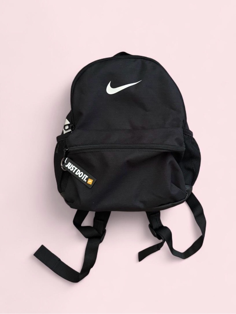 Nike Black Backpack with White Swoosh